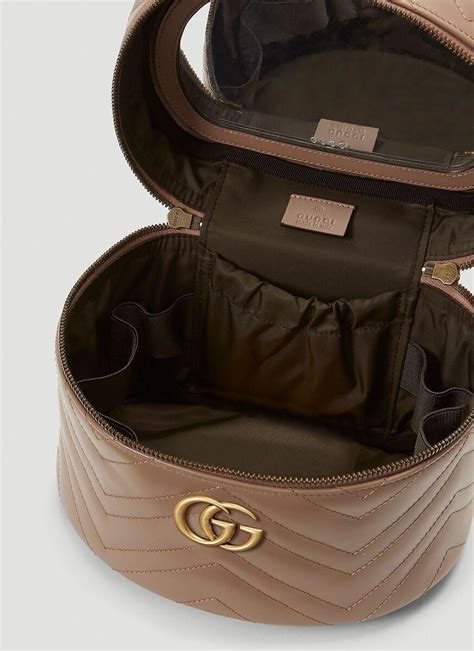 gucci cosmetic case bloom|Gucci marmont makeup bag.